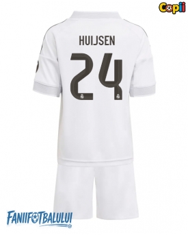 Real Madrid Dean Huijsen #24 Echipament de Fotbal Replică 2025-26 Copii Acasa (+ Șorturi)